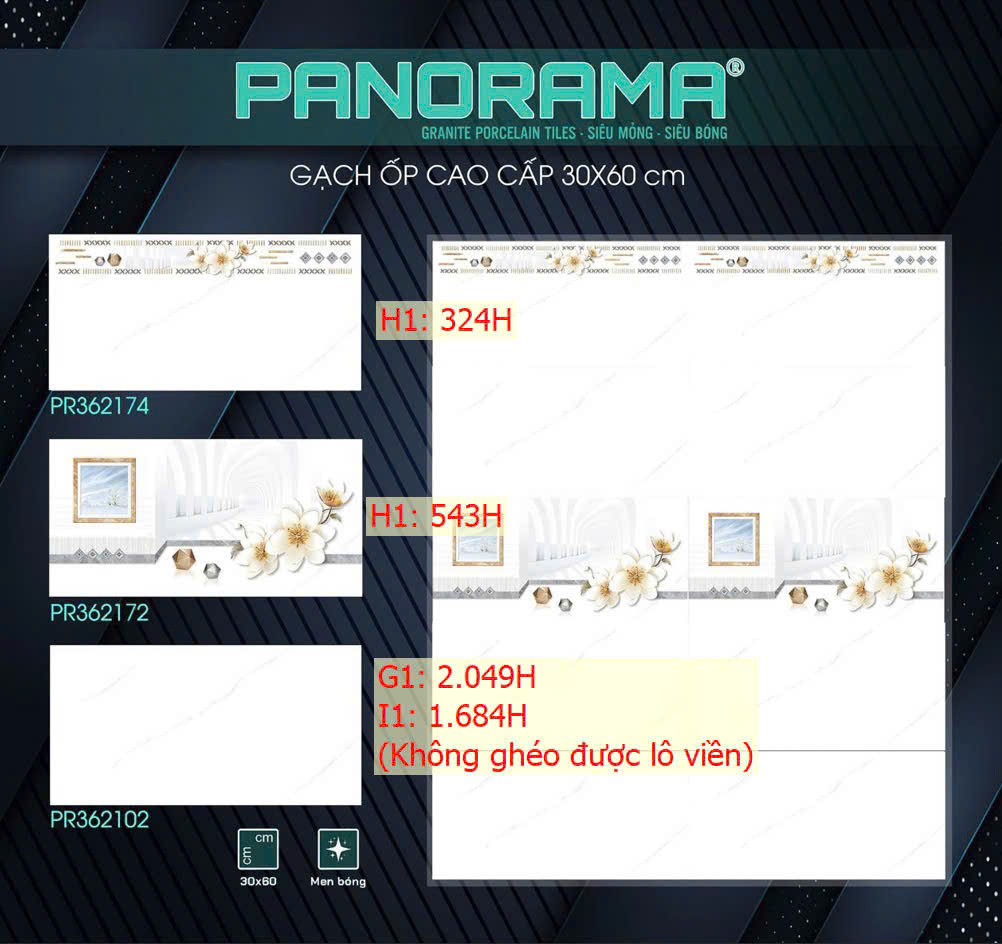 gạch ốp tường 30x60