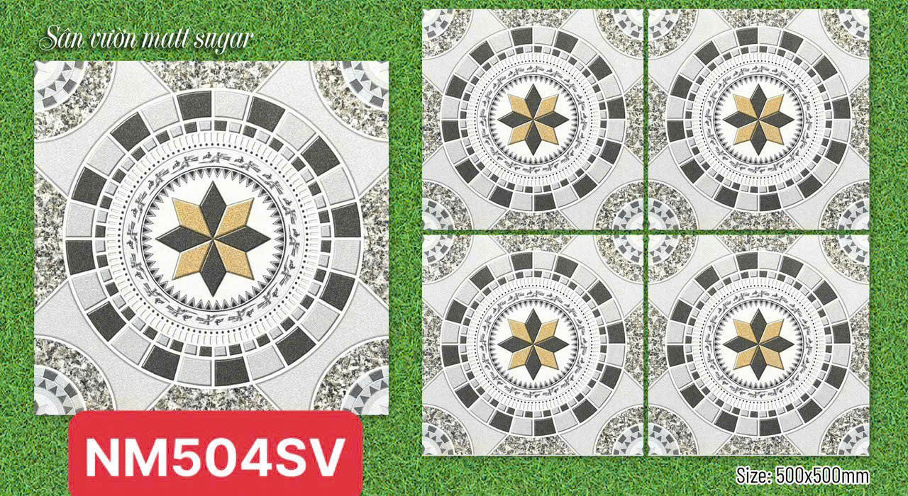 gach men sân vườn KT 50X50Cm