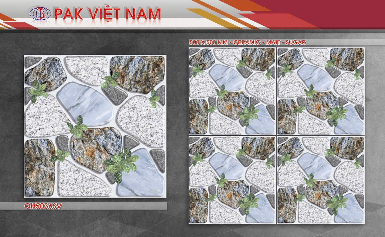 gach men sân vườn KT 50X50Cm